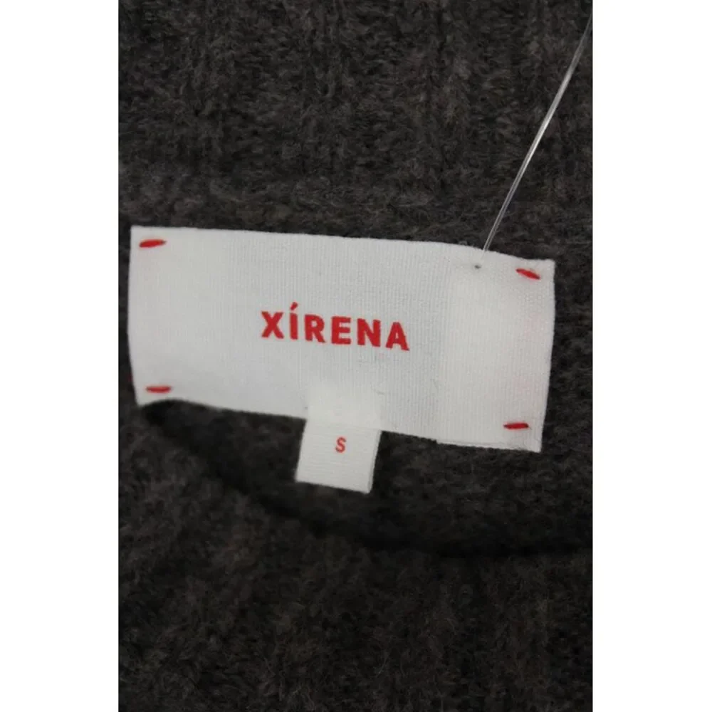 Xirena Unisex 100% Cashmere Dark Gray Pullover Sweater Crew Neck Size S